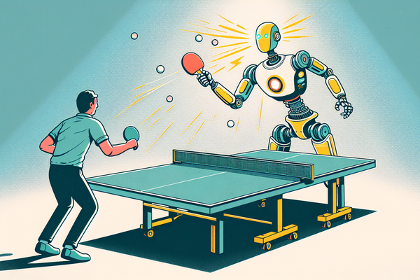 DeepMind Introduces Table Tennis Robot: Comparable to Intermediate Players, Fully Responds to Various Ball Trajectories image