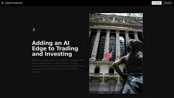 Capital Companion | Adding an AI Edge to Trading and Investing