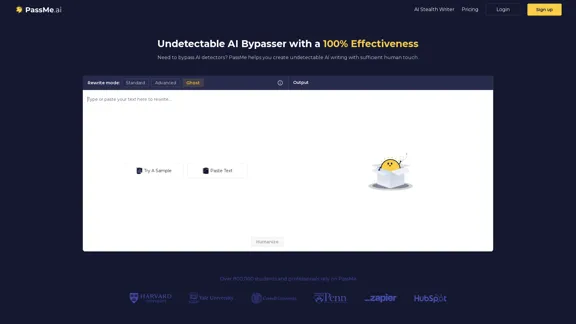 Необнаружимый ИИ бесплатно: мгновенный обход детекторов ИИ | PassMe.ai