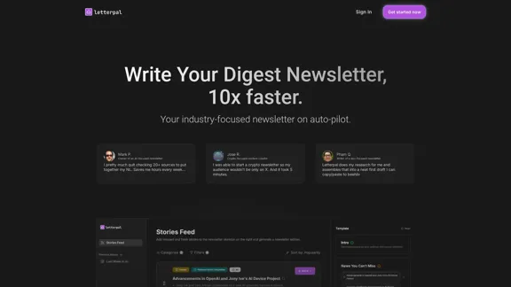 letterpal | Write Digest Newsletters, Fast.