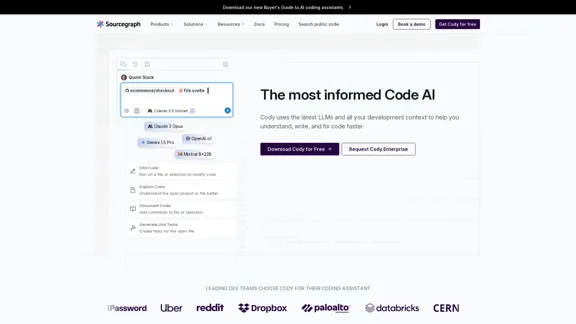 Cody | AI coding assistant