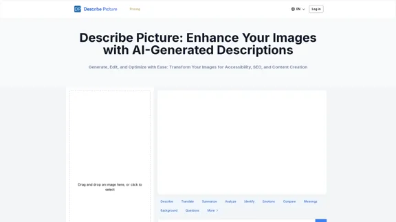 Describe Picture: AI-Generated Image Descriptions for Enhanced Accessibility and SEO