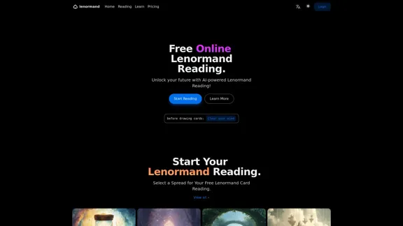 Free Lenormand Reading Online | Card Meanings & Combinations