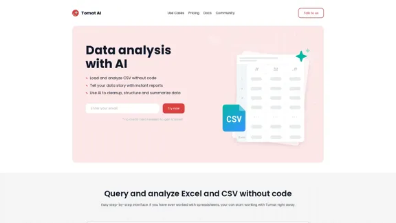 Tomat.AI - Data Analysis with AI