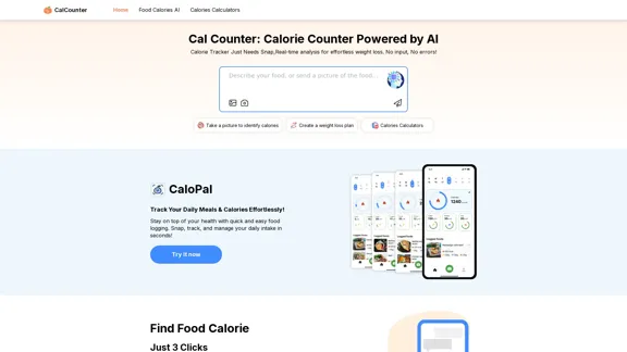 CalCounter: Calorie Counter Powered by AI