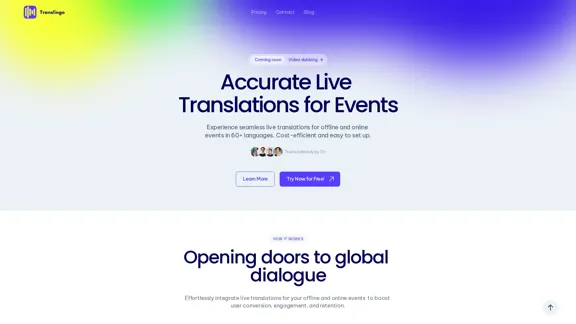 Translingo - Traduções Ao Vivo Precisas para Eventos