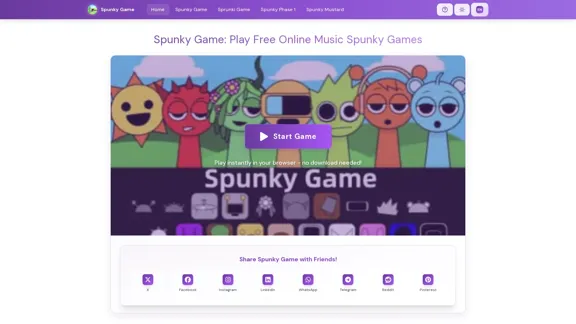 スパンキーゲーム：無料オンライン音楽スパンキーゲームをプレイ