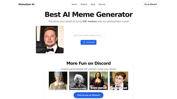 MemeGen AI - El mejor generador de memes de IA