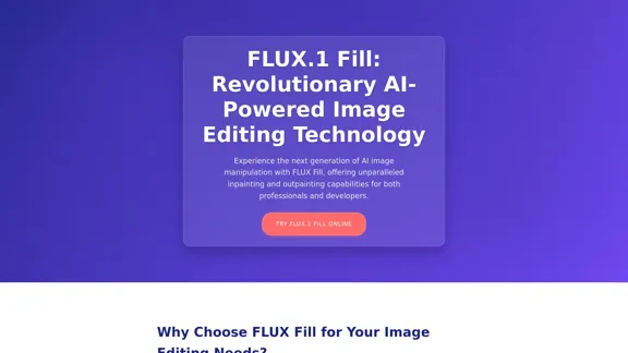 FLUX Fill: Advanced AI Solution for Image Inpainting and Outpainting