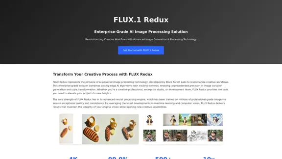 FLUX Redux - Professionelles KI-Bildgenerierungstool