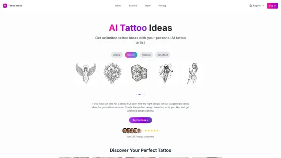 Generador de Tatuajes con IA: Crea el Diseño de Tatuaje Personalizado Perfecto | Ideas de Tatuajes