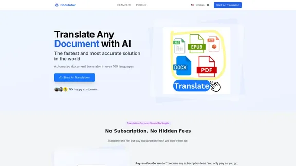 Translate Documents with AI into 100+ Languages