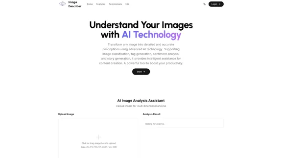 Image Describer - Free AI Image Description Tool, Allowing Every Image to Communicate