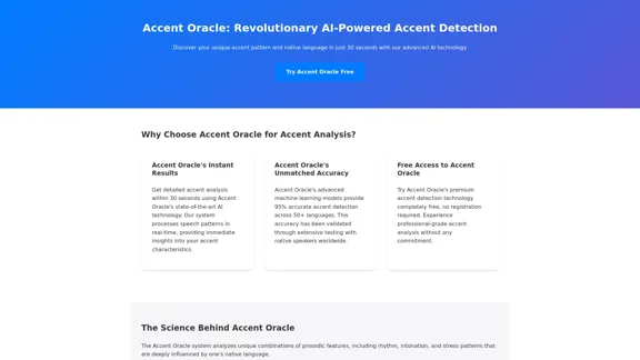 Accent Oracle - Инструмент для обнаружения и анализа акцентов на основе ИИ