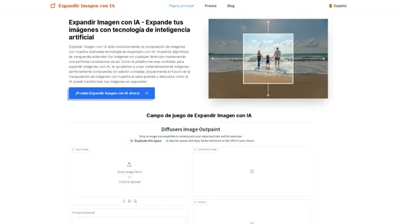 Élargir une image avec l'IA - Agrandissez des images gratuitement avec l'IA, essai gratuit pour étendre les images.