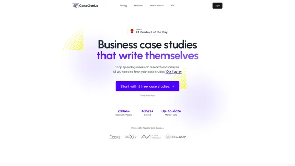 CaseGenius: AI Business Case Study Creator and Analyzer