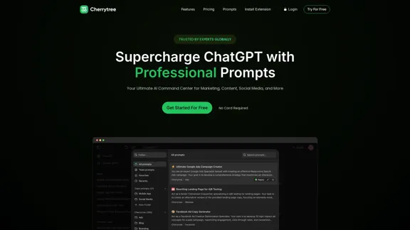 Cherrytree: Enhance ChatGPT with Expert AI Prompts