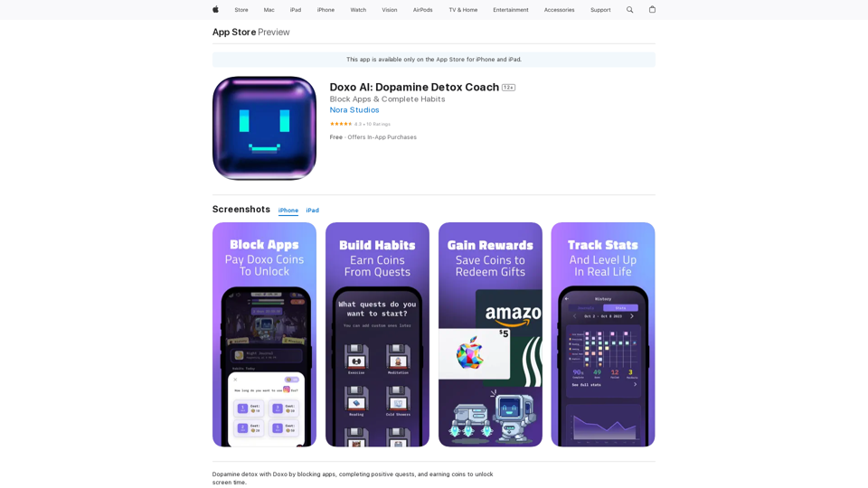 Doxo AI: Dopamine Detox Coach on the App Store 
