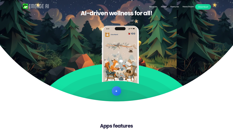 Emerge AI – AI-driven wellness for everyone! 
