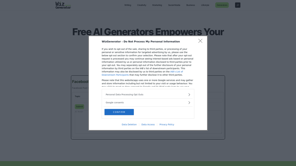 Free AI Generators: Comprehensive Tools for All Your Needs 


