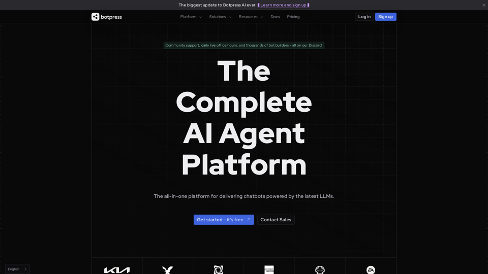 Botpress | la Plateforme Complète d'Agents IA