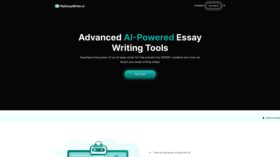 AI Essay Writer & Ferramentas Gratuitas de Escrita com IA | Gerador de Ensaios