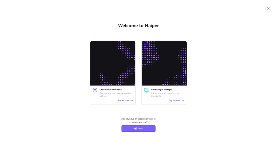 Haiper - Gerador de Vídeo com IA