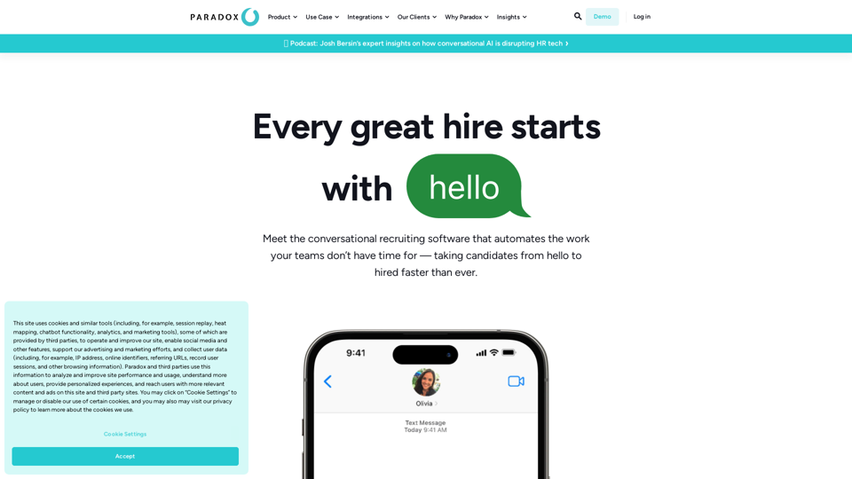 Conversational hiring software that gets work done for you — Paradox