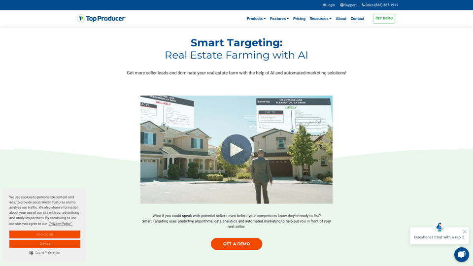 Ciblage intelligent - Solution de prospection immobilière - Top Producer®