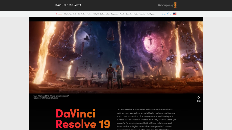 DaVinci Resolve 19 | Blackmagic Design