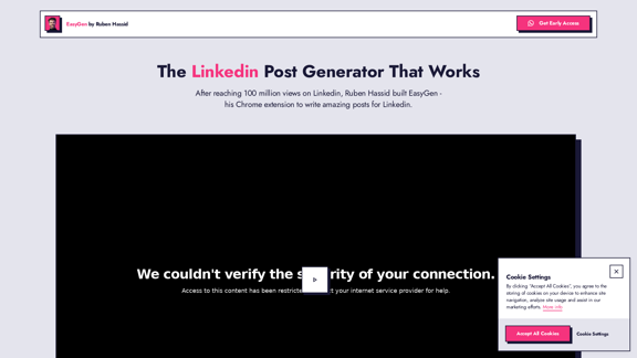 EasyGen | IA para escrever posts no LinkedIn