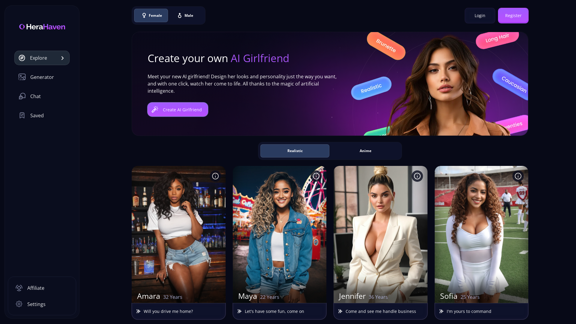 HeraHaven | AI Girlfriend | Virtual AI Girlfriend