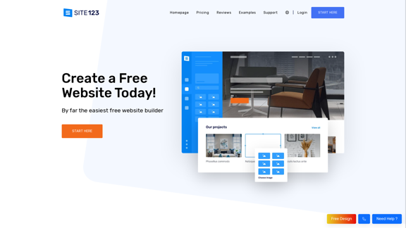 Free Website Builder 100% Off | Create a Free Website - SITE123