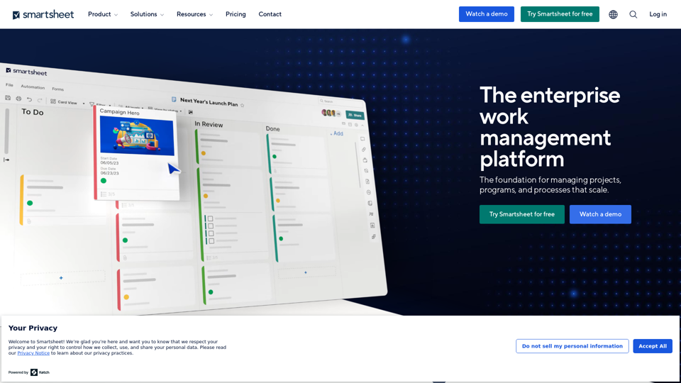 The enterprise work management platform