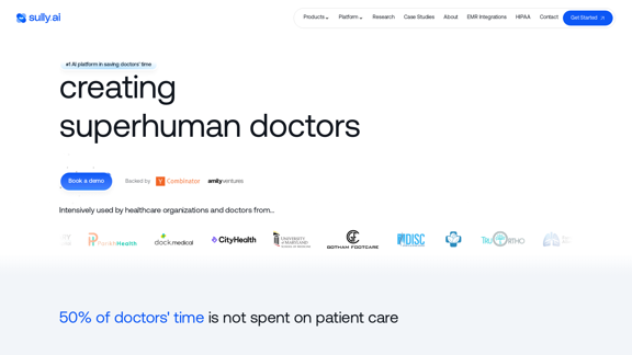 Sully.ai - The #1 all-in-one AI solution for saving doctors' time