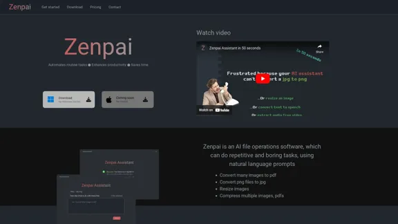 Zenpai Assistant : Assistant IA qui s'occupe de vos tâches ennuyeuses