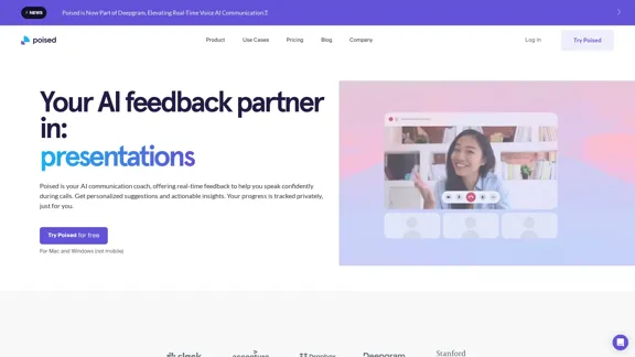 Poised: AI-Powered Communication Coach