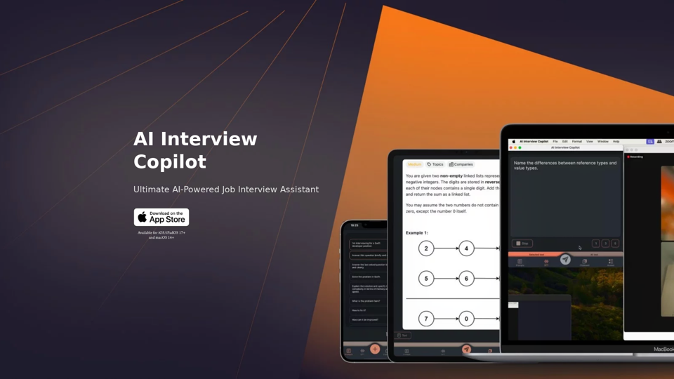 AI Interview Copilot: Cracking the Coding Interview for Real