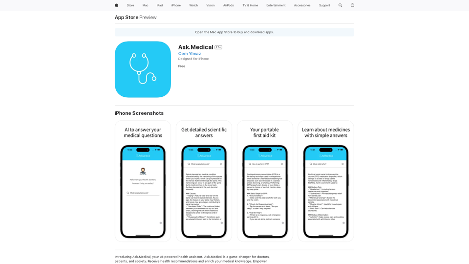 Ask.Medical on the App Store