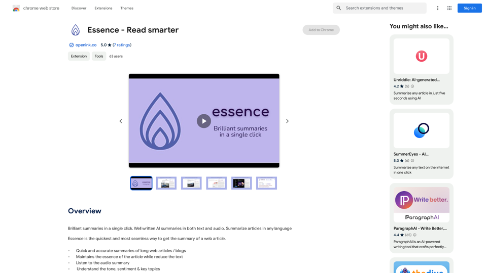 Essence - Read Smarter