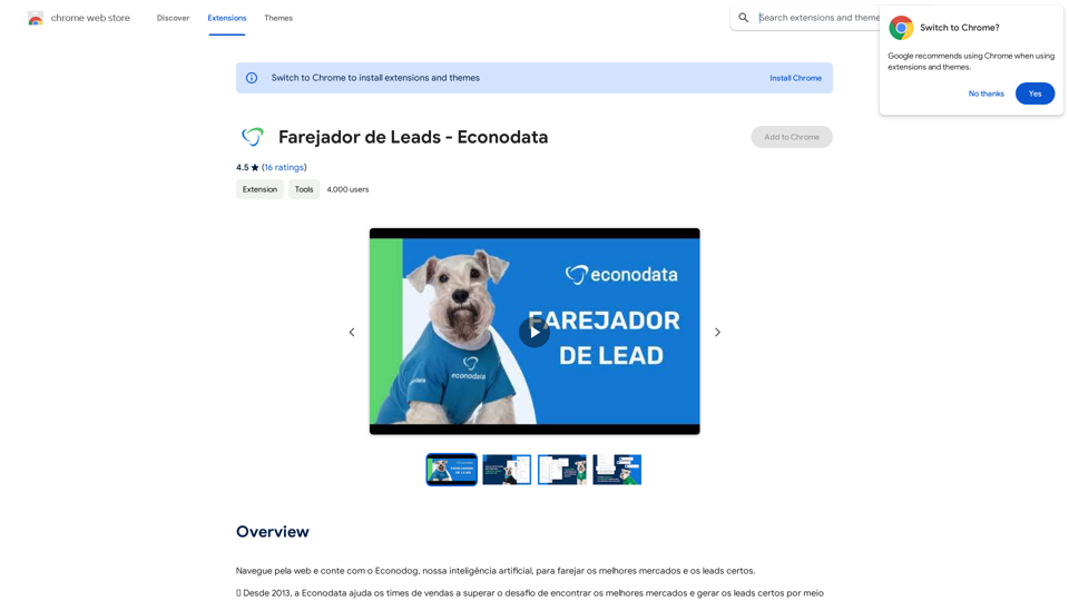 Farejador de Leads - Econodata