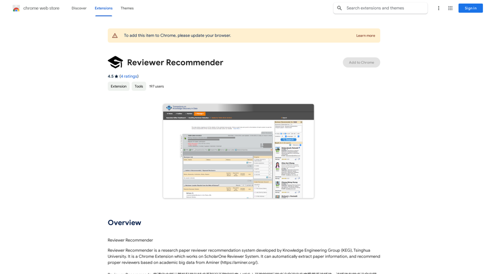 Reviewer Recommender