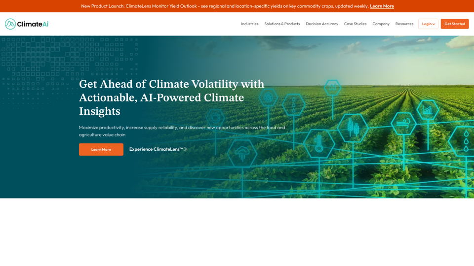 Minimize Climate Risk | Maximize Future Opportunities | ClimateAi