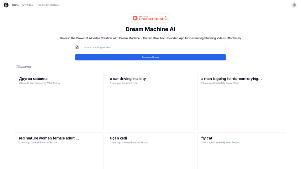 Dream Machine AI