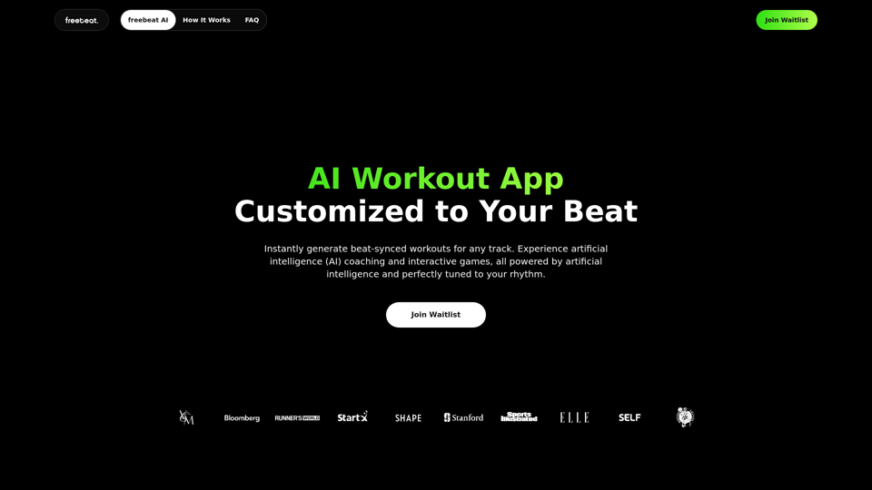 Aplicación de Entrenamiento con Inteligencia Artificial Freebeat, Entrenador AI & Planificador | Fitness AI