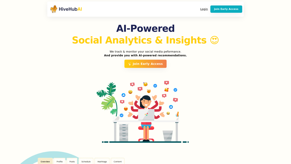 HiveHubAI - Social Media Analytics and Insights