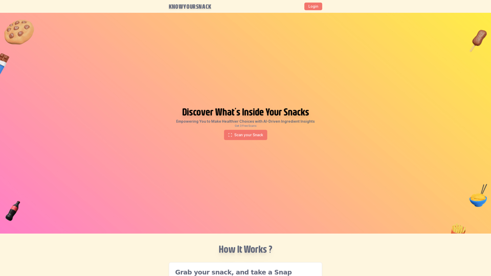 Knowyoursnack - Descubre qué hay dentro de tus snacks