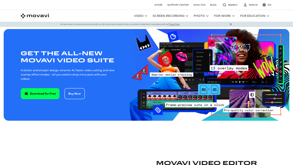 Video Editor 2024 and Other Cool Programs from Movavi – Download for Free