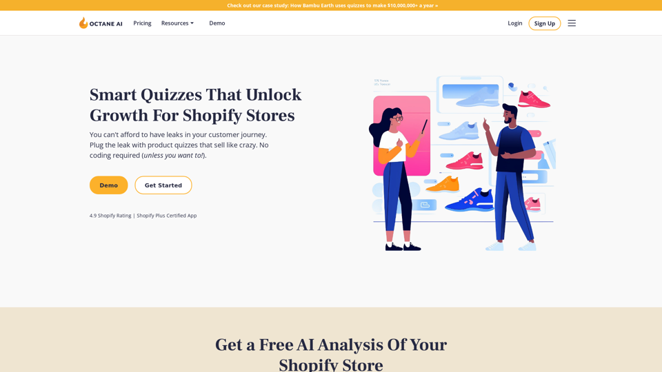 Octane AI | Intelligent Quizzes That Boost Sales for Shopify Stores