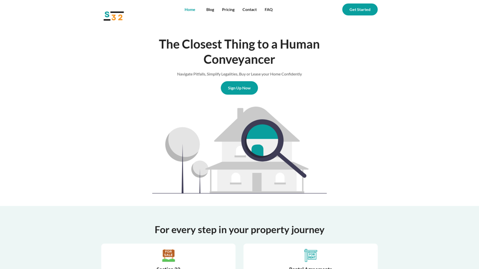 S32 | Your Personal AI Conveyancer for Section 32 and Rental Agreements